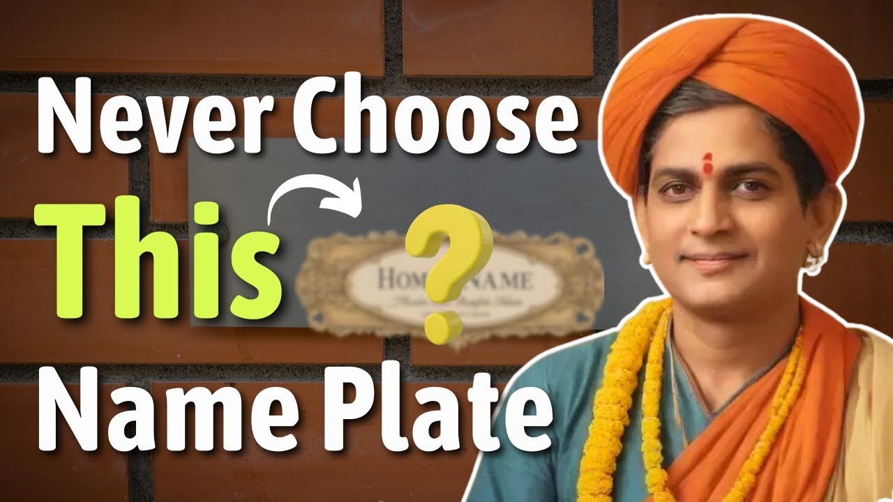 How to design nameplate for your home? | Name plate design for home tutorial