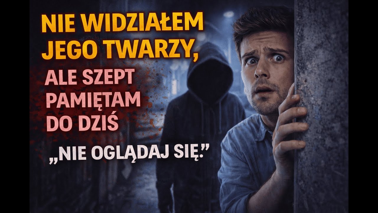 Nie widziałem jego twarzy, ale szept pamiętam do dziś