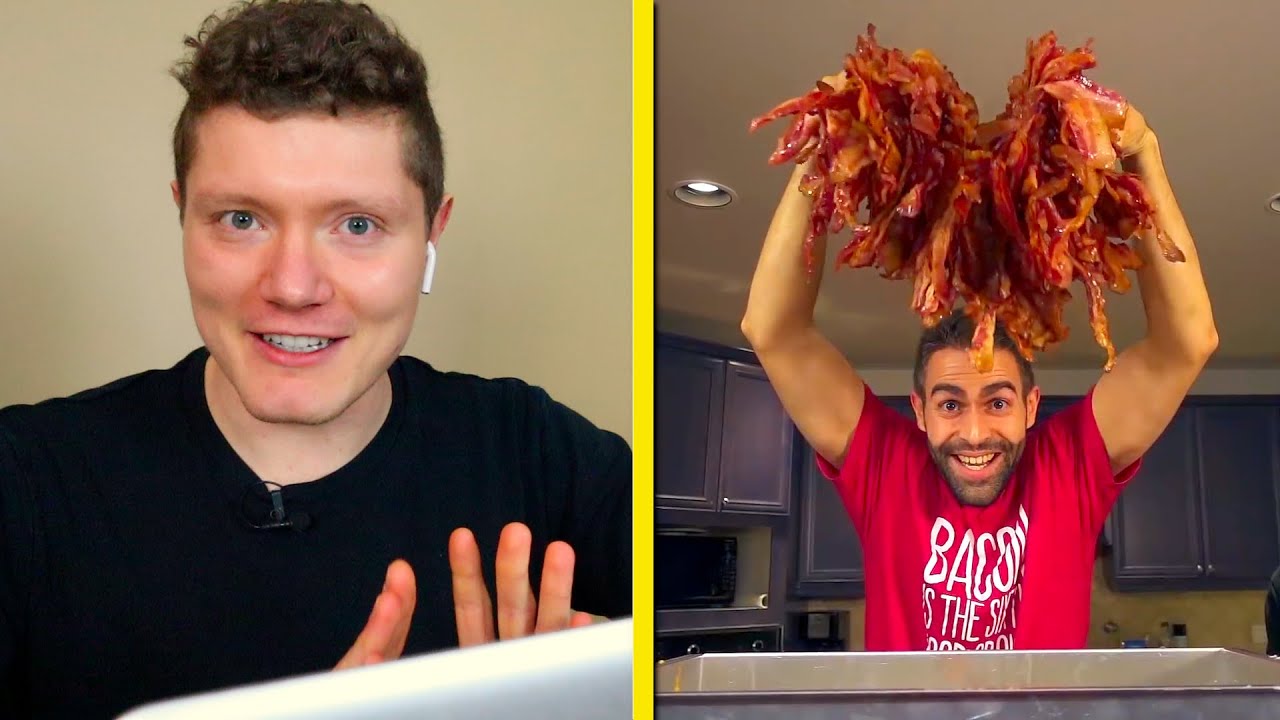 Health Coach Reacts to Epic Meal Time - 1 Million Calorie Lasagna!!