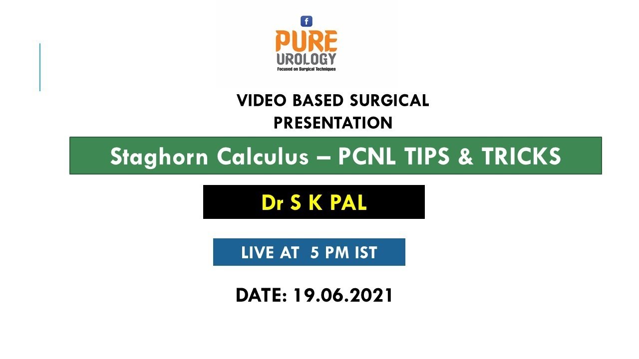 Staghorn Calculus PCNL : Tips & Tricks