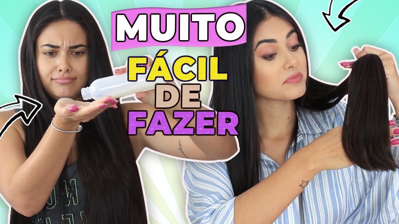 Passe ISSO no seu CABELO ANTES DE LAVAR! Deixa as PONTAS PERFEITAS