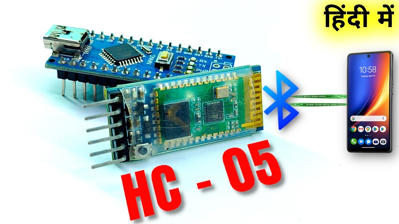 HC-05 Bluetooth Module Step-by-Step  | Name Password Configuration ( HINDI )
