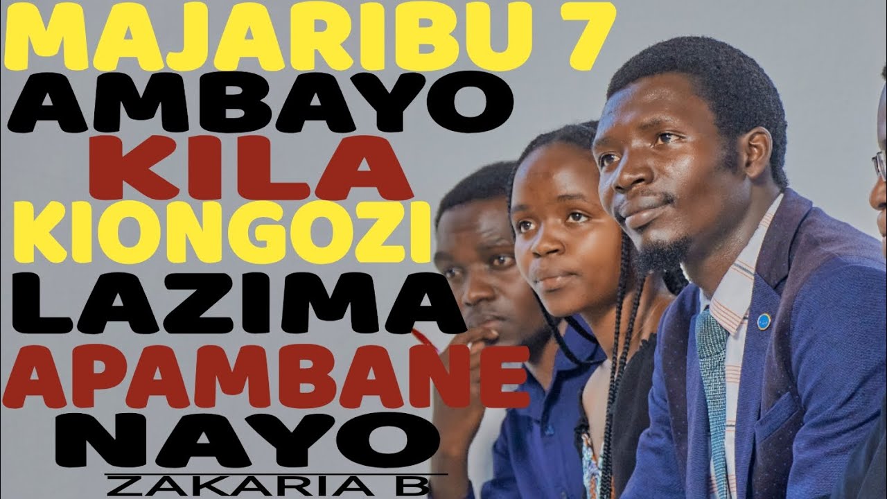 MAJARIBU 7 AMBAYO KILA KIONGOZI LAZIMA APAMBANE NAYO #MWALIMU #ZAKARIA B #SUCCESMINDSET