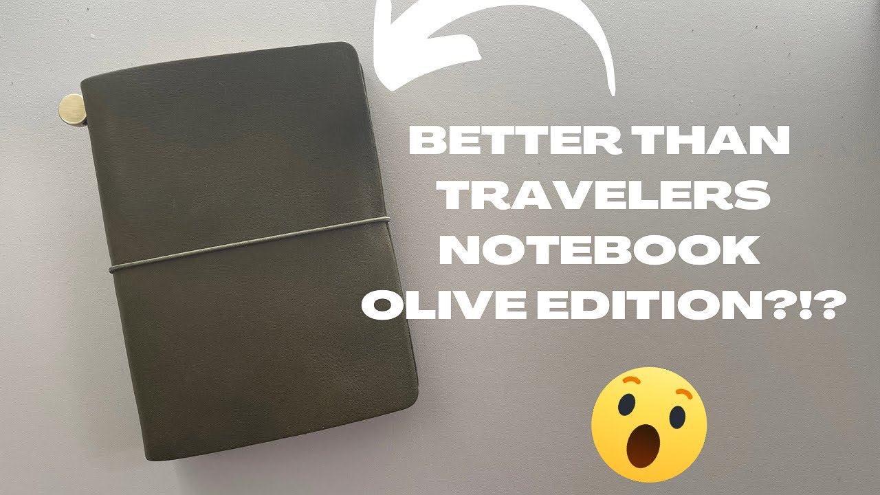 Travelers Notebook Olive Edition ALTERNATIVE! | Moterm Khaki Passport TN Unboxing and Comparison