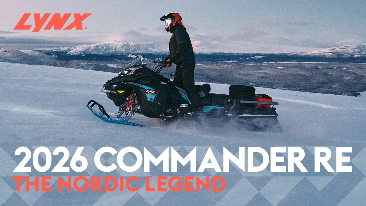 2026 Lynx Commander RE snowmobile | A Nordic legend