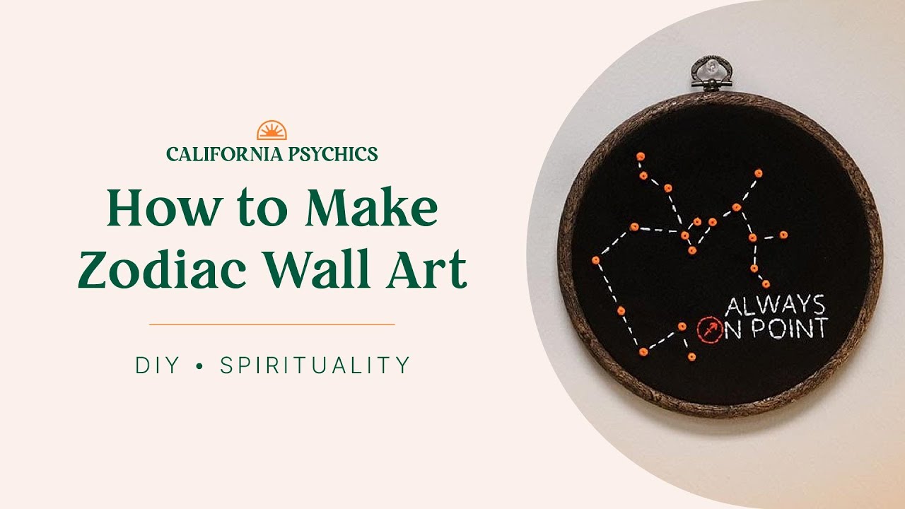 How to Make Zodiac Wall Art - DIY Spirituality