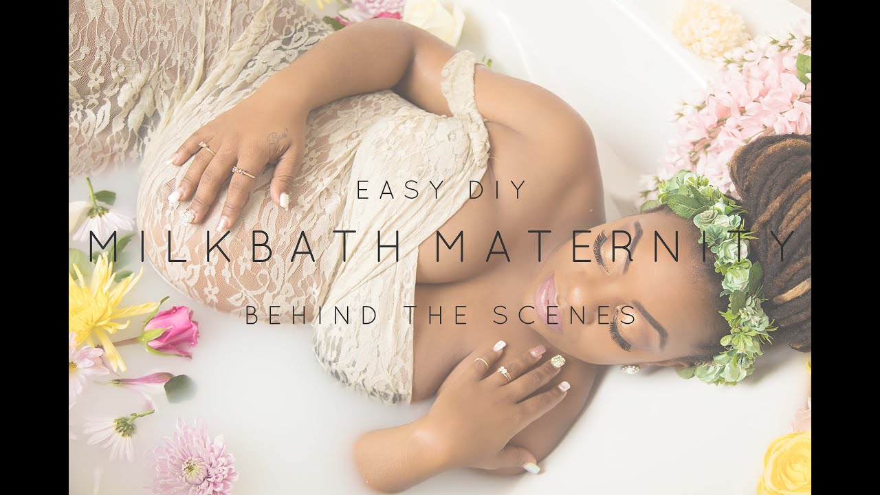 Gorgeous Milk Bath Maternity Session | Quick How To Make a Milkbath | Maternity Photography VLOG 23