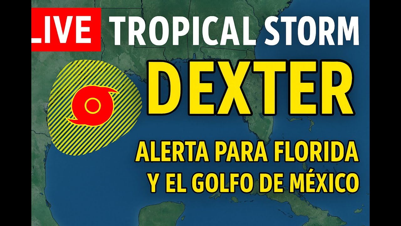 🔴LIVE! - Tormenta Dexter en formaci&oacute;n - Alerta para el sur de EE.UU.Florida, y el golfo de M&eacute;xico