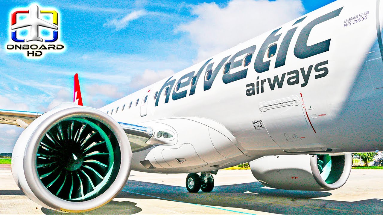 TRIP REPORT | Discover the New Embraer E2! ツ | HELVETIC E190 E2  | Zurich to Amsterdam