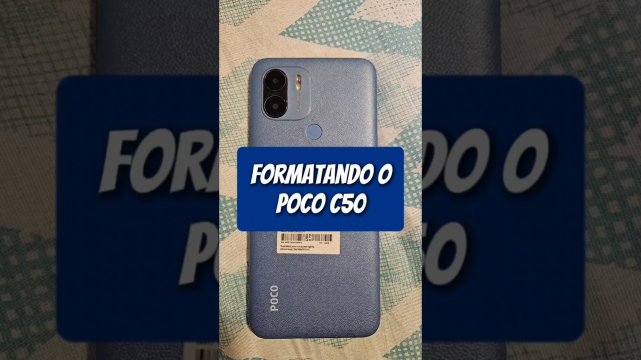 Formatando o Poco C50