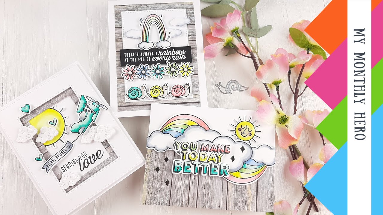 Hero Arts | My Monthly Hero Kit | May 2020 | DIY Card by Tina Smith