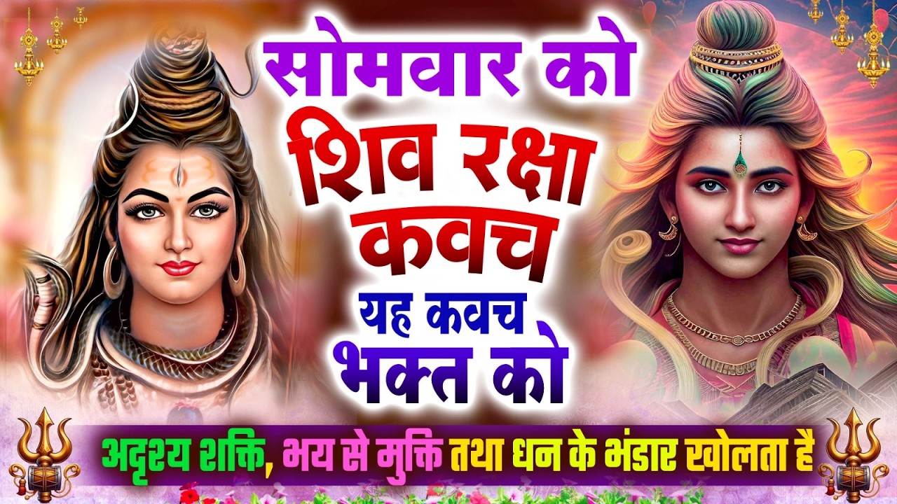 सोमवार को शिव रक्षा कवच यह कवच भक्त को अदृश्य शक्ति,भय से मुक्ति तथा धन के भंडार खुलेंगे~Shiv Kavach