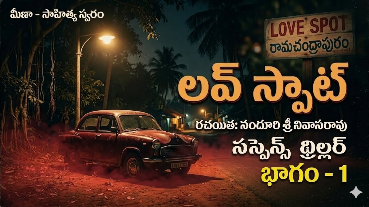 లవ్ స్పాట్ |PART 1|సస్పెన్సు, థ్రిల్లర్ |నండూరి శ్రీనివాసరావు గారు 