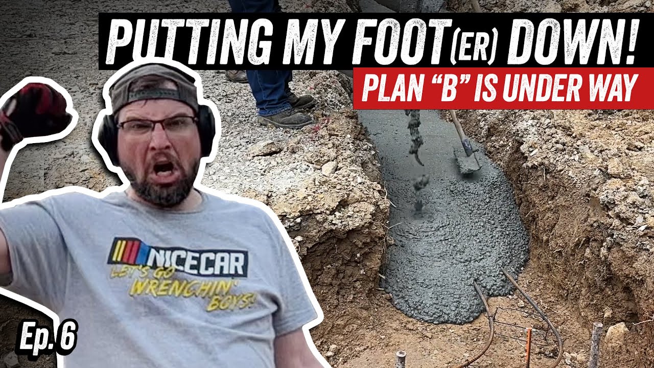 Rethinking my shop build - We need footers! - The Daninator Shop Build - Ep 6