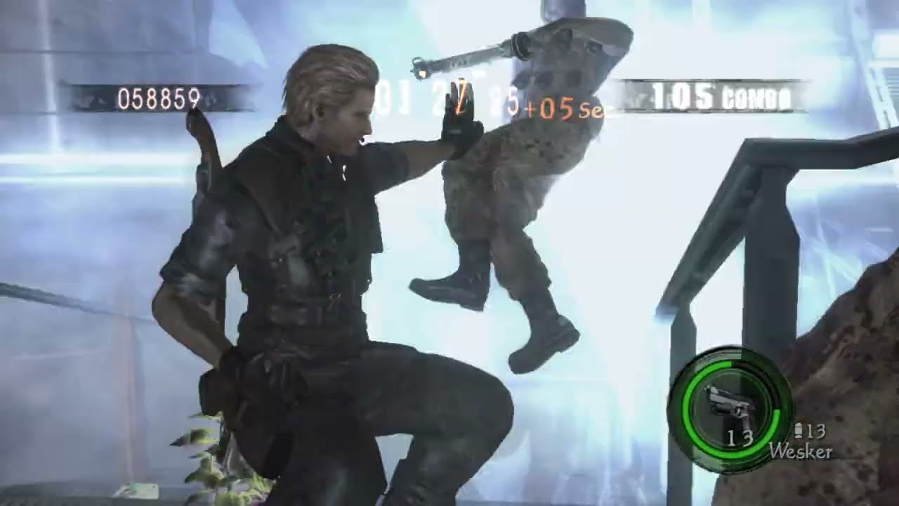 RE5 Mercenaries Wesker S.T.A.R.S Experimental Facility SS Medal