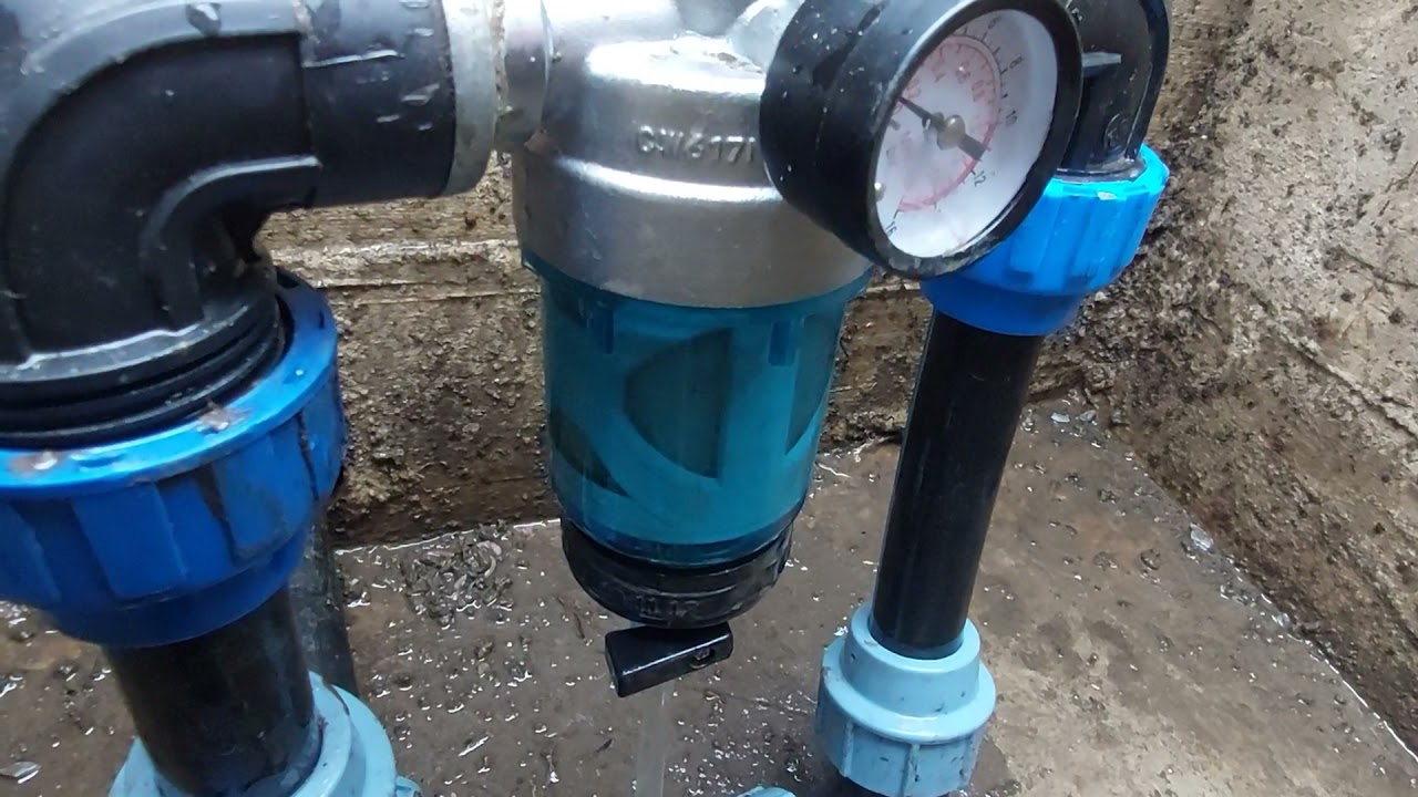 Filtru apa Nipon cartus inox eliminare sedimente cu autocuratare