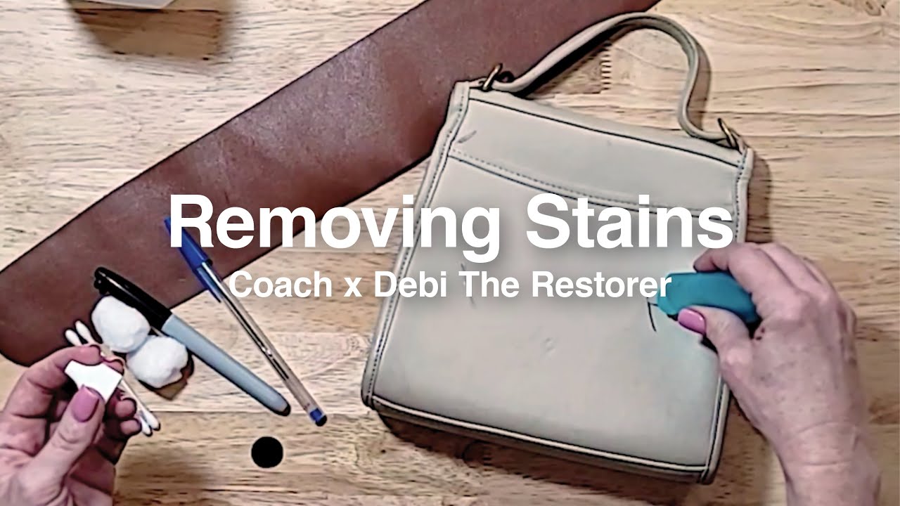 How to Clean Your Coach Bag | Coach x Debi The Restorer