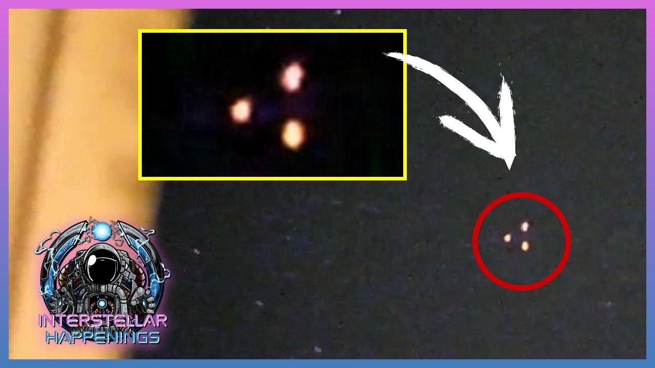 Three Orange Orbs Fly In Triangular Formation | THE UFO ARCHIVE