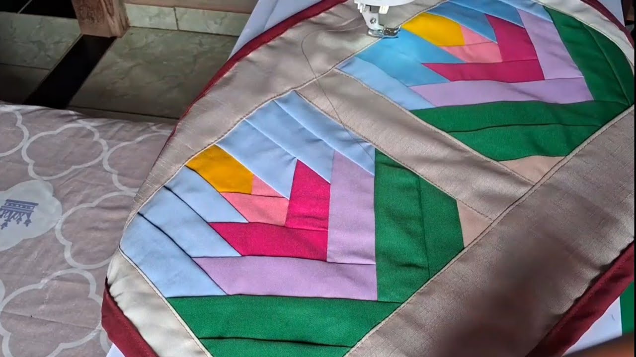 Como fazer tapete tulipa de tecido 🌷 #tapetederetalho #costuracriativa @sandra gomes artesanato 