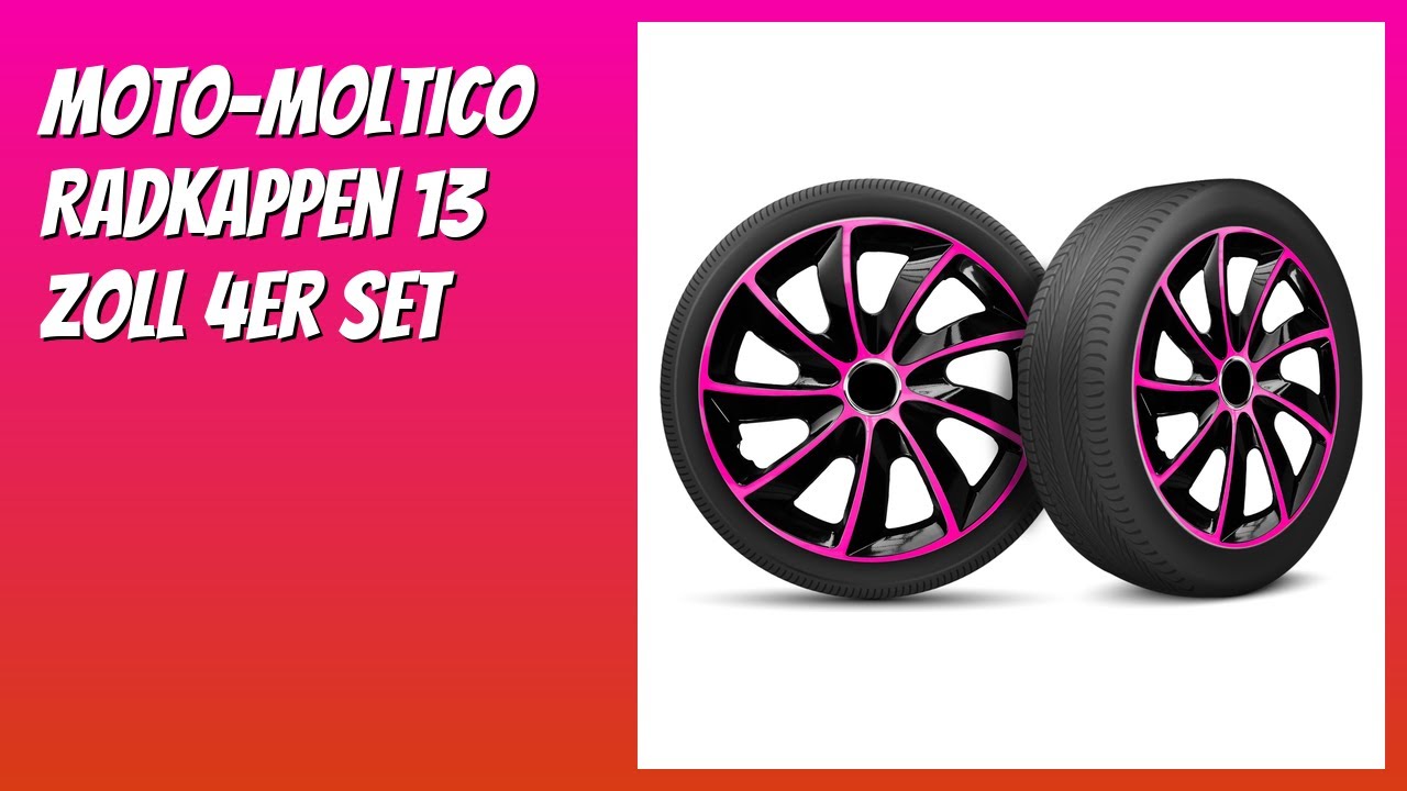 BEWERTUNG (2026): moto-MOLTICO Radkappen 13 Zoll 4er Set. Infos