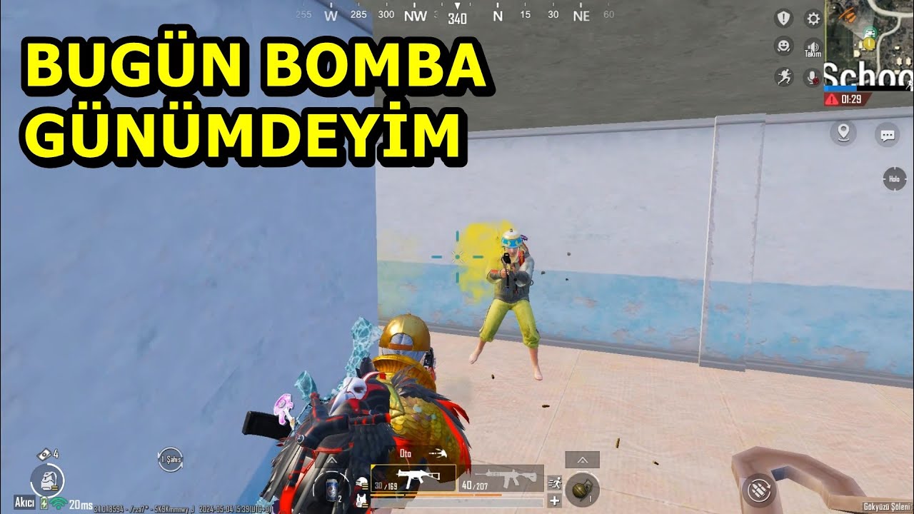 BUGÜN BOMBA GÜNÜMDEYİM ! BATUR GAME  ONE MAN SQUAD PUBG MOBİLE