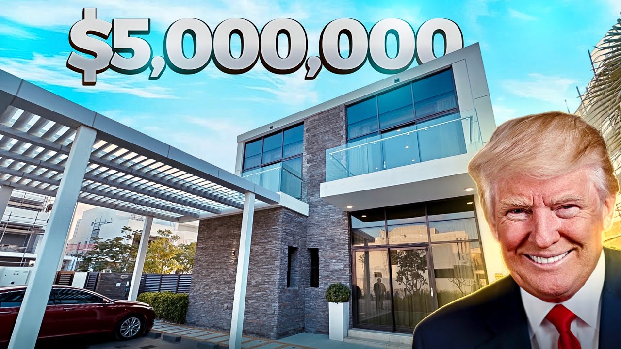 Touring $5,000,000 LUXURY Branded Mansion in Dubai | Damac Hills 1