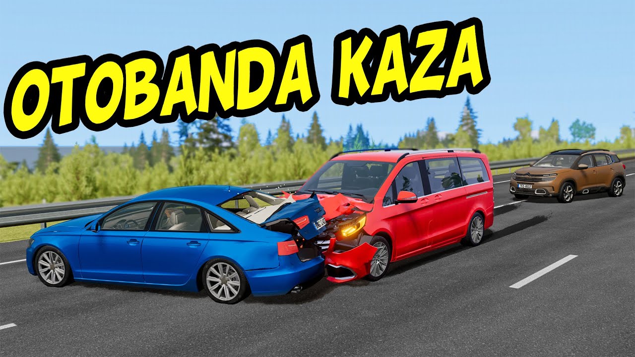 OTOBANDA GAZLAMA KAZALARI // VİTO PERT ETTİM / BeamNG.drive