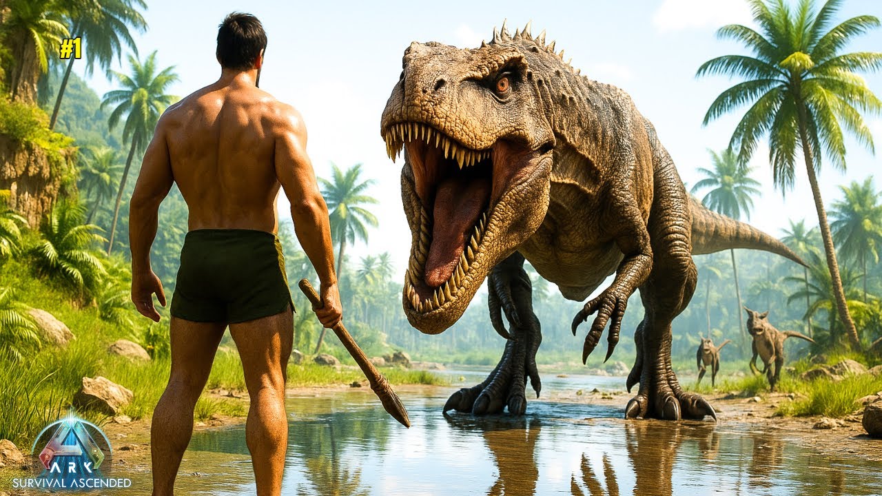 Day 1 On The Island | Ark Survival Ascended Gameplay #1