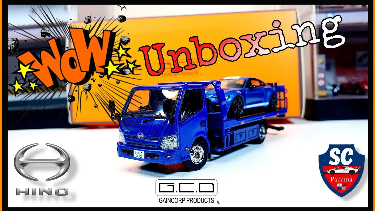 Increíble Hino 300 Wrecker Truck 1/64 GCD Unboxing #diecast #viral #collection