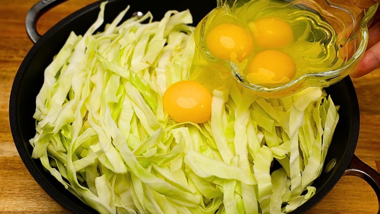 Капуста с яйцами! Настолько вкусно, что ваша семья будет просить это блюдо каждый день.