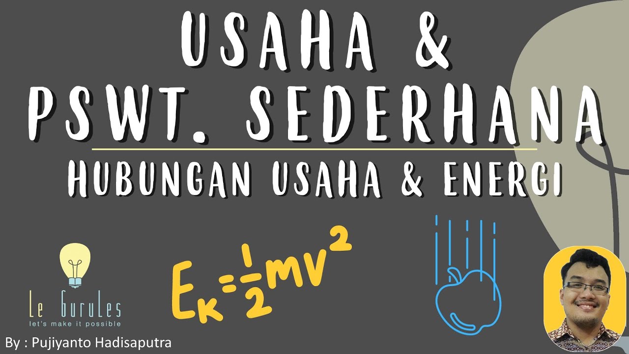 Usaha & Pswt Sederhana (2) - Usaha dan Energi, Hubungan Usaha dan Energi - Fisika SMP
