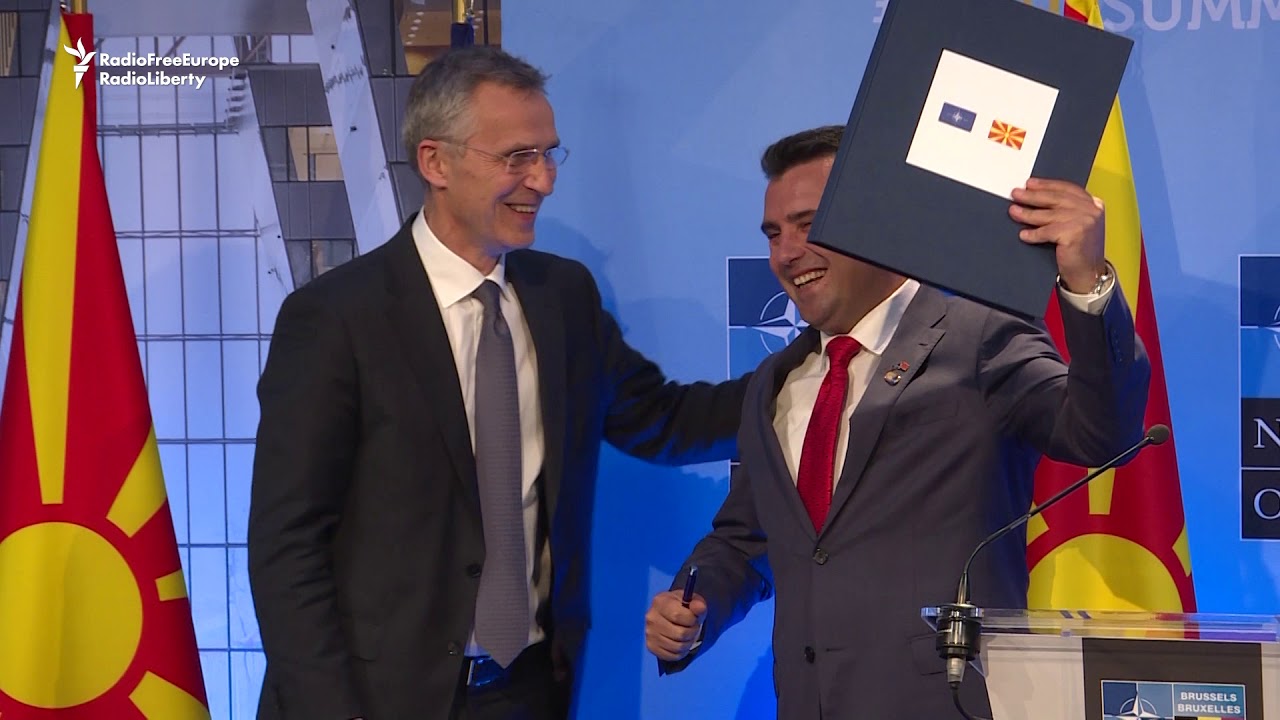 Macedonia And NATO Sign Deal On Accession Process