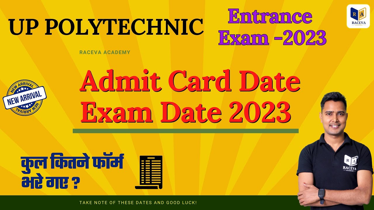 Jeecup Exam 2023 : Up Polytechnic Admit Card & Exam date 2023 Out Check Now 🤳