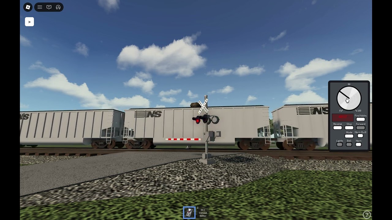 NS 4037 Leads a Coal Train at Southline District Roblox