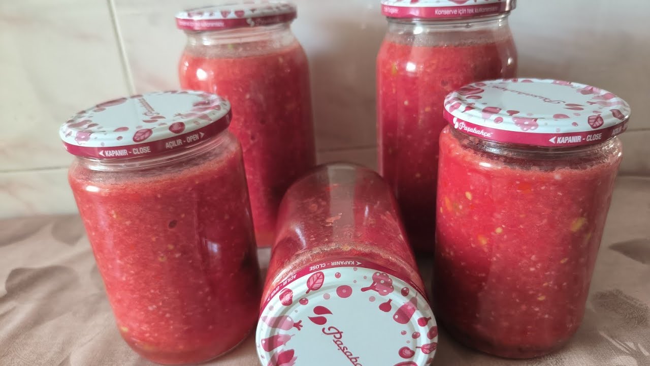 Yaptığınız Andan İtibaren Yemeye Hazır 😃 İster Kışa Sakla İster Hemen Ye ❗Sos Turşu✅ NefisYemekTarfi