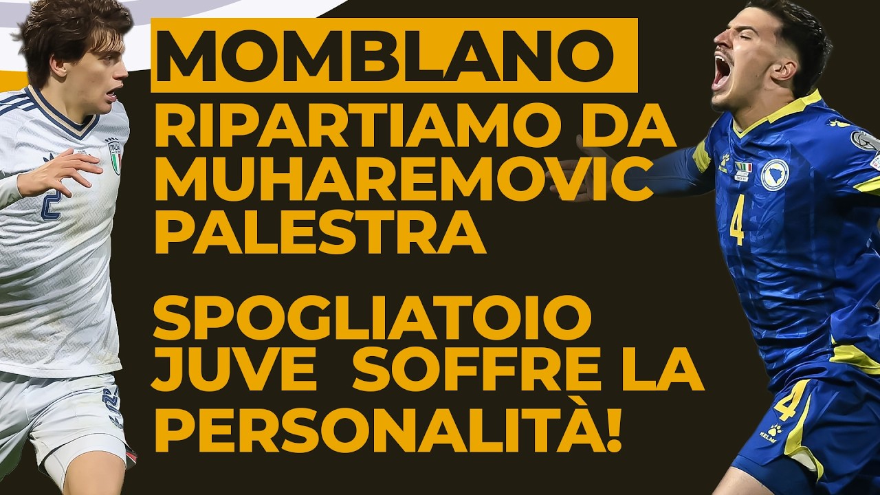 MOMBLANO su PREZZO MUHAREMOVIC, PALESTRA, COME lo SPOGLIATOIO JUVE ACCOGLIE i NUOVI... Con ZAMPINI