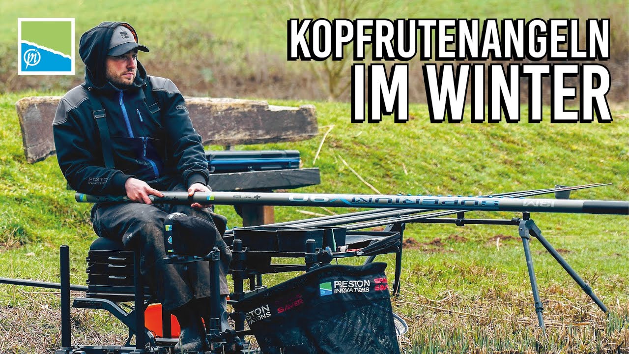 Kopfrutenangeln im Winter am neuen Gew&auml;sser