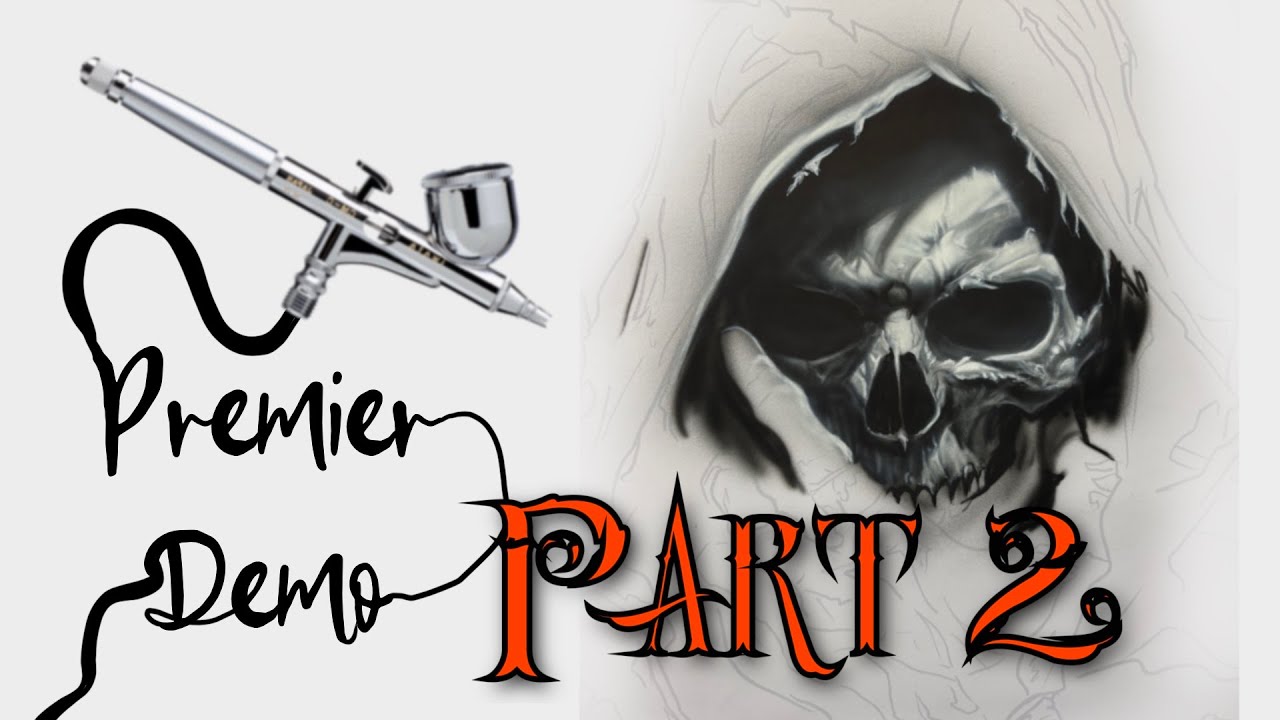 🎨 Grim Reaper Airbrush Follow-Along | Part 2