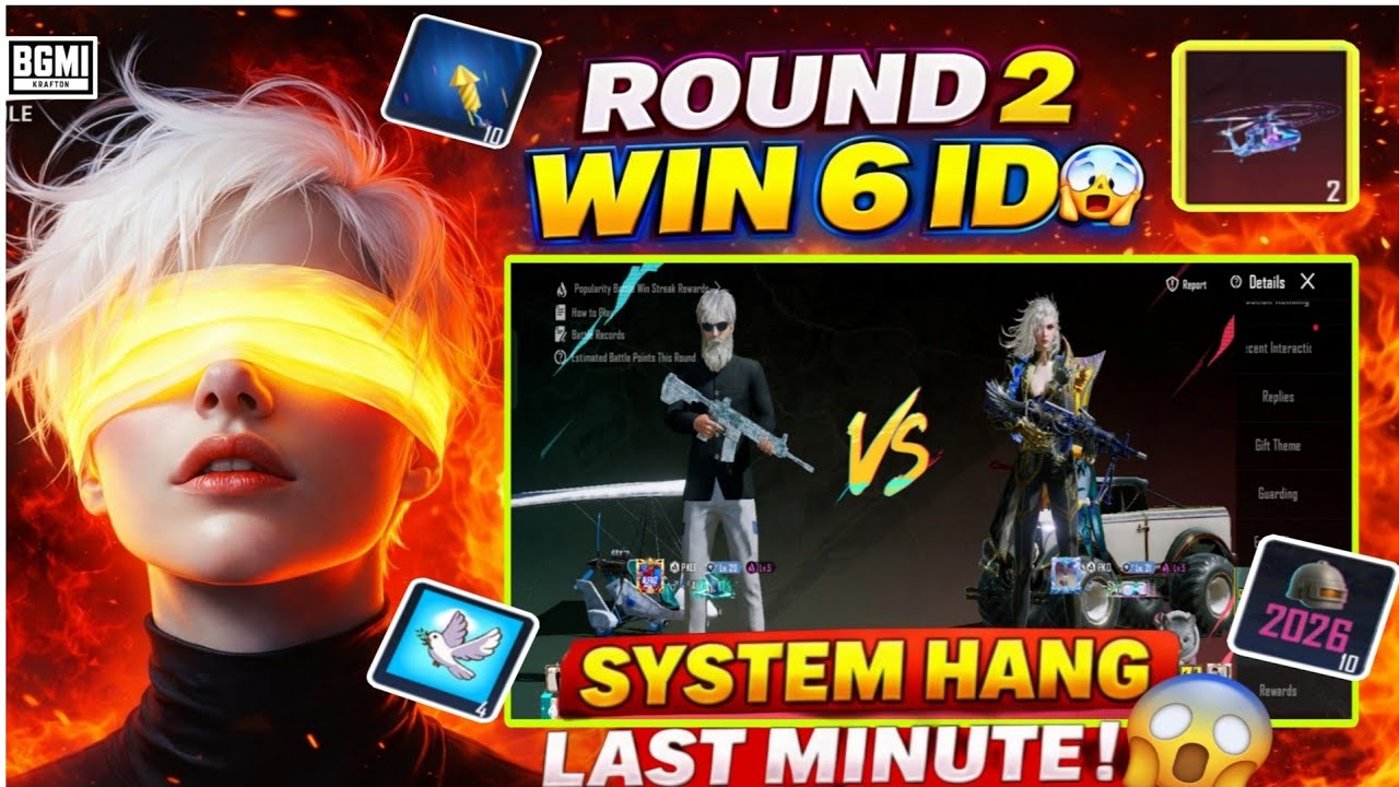 PUBG Popularity Battle Round 2 😱 | 6 ID Win Challenge | System Hang Last Minute 🔥 PK10 Hindi