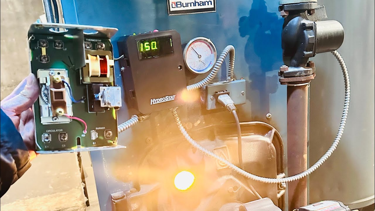 Calefaccion enciende pero no calienta la casa. #heating #boiler #calefacción #oilburner #hvac