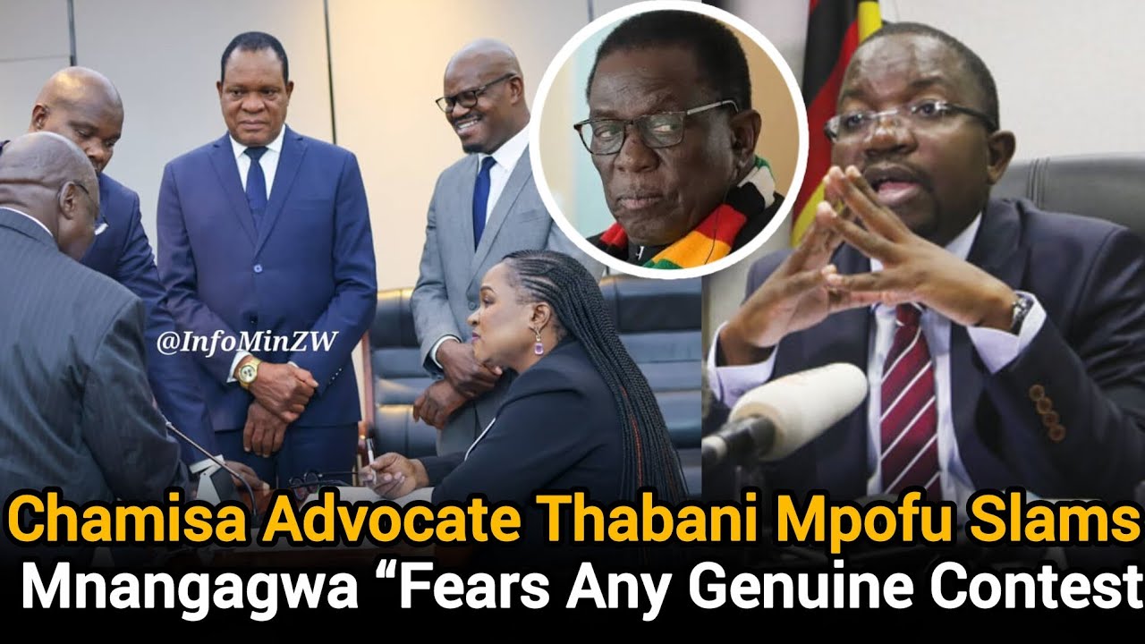 BREAKING🔥|Advocate Thabani Mpofu Slams Mnangagwa – “Fears Any Genuine Contest🤯🇿🇼