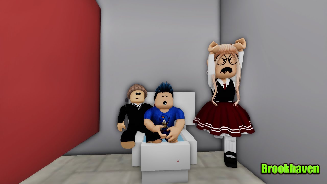 ROBLOX OYNAYAN ÇOCUK OKULDA TUVALETTE UYUDU !!! | ROBLOX BROOKHAVEN RP