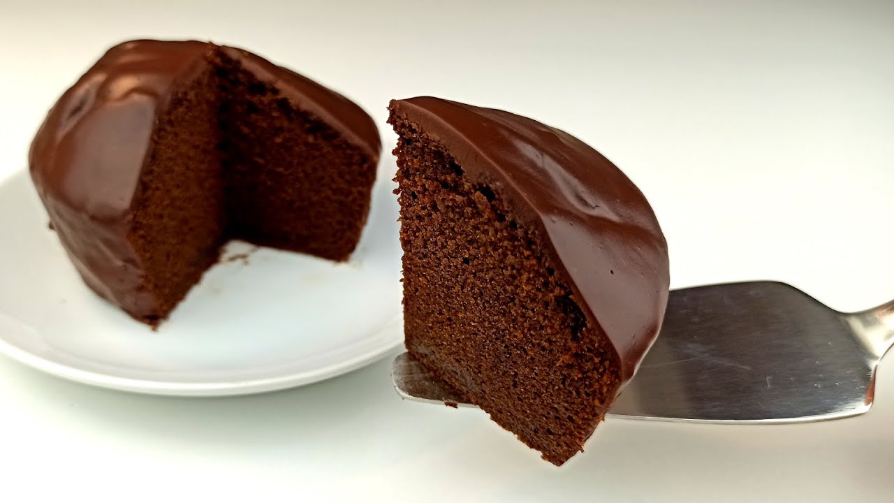 Mini pastís de xocolata 2-4 racions. Molt fàcil!