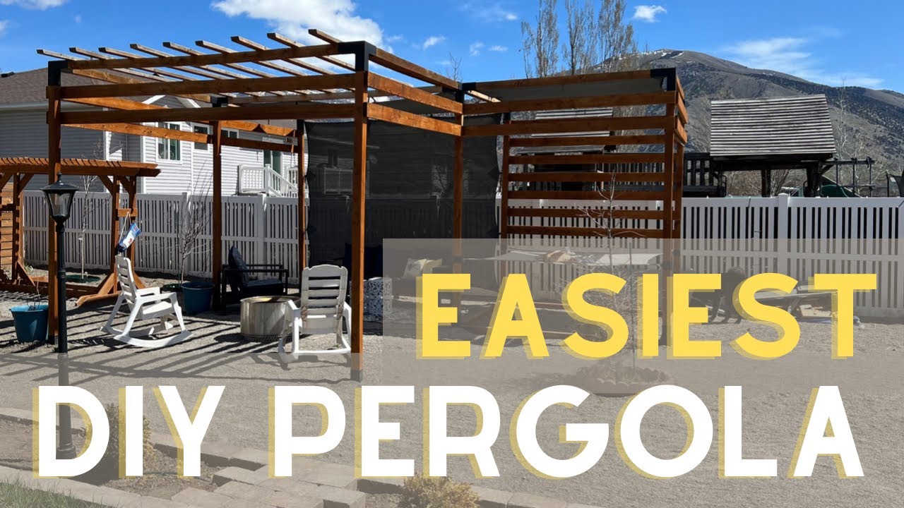 Modern Pergola - Super Easy Build!