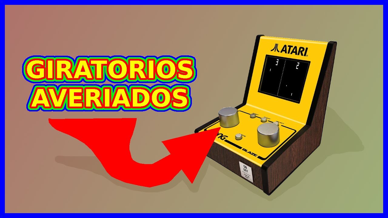 🏓 COMO cambiar reparar CONTROLES ROTATIVOS de PASO BLAZE ATARI PONG 🏓 E0252