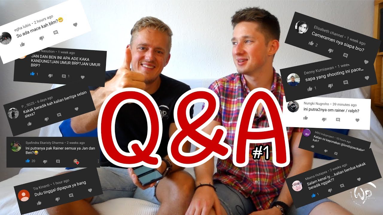 Q&A PERTAMA JADI KACAU!!! (Q&A Iseng-Iseng) #WhitePapuans dulu di Papua ya? - Q&A #1