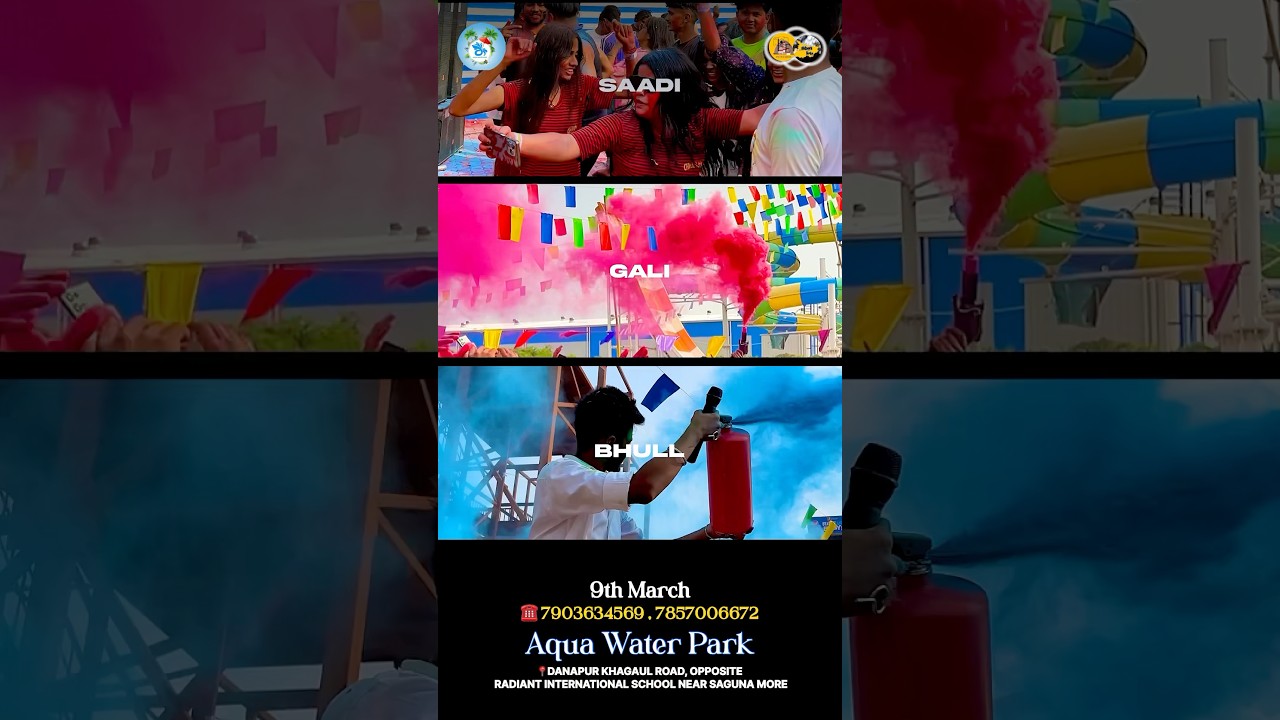 Patna Biggest Holi Event ✨ #holi #holispecial #holisong #sagunamore #danapur