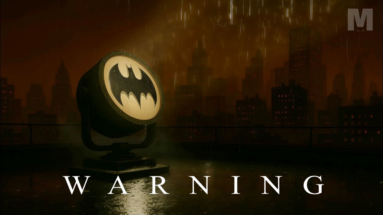 Bat Signal Bliss: PURE Gotham City Ambient - Heavy Rain & City Sounds