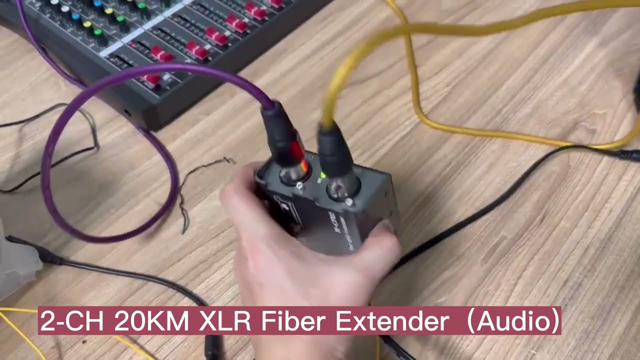 2-CH 20KM XLR Fiber Extender（Audio)#soundsystem #audio