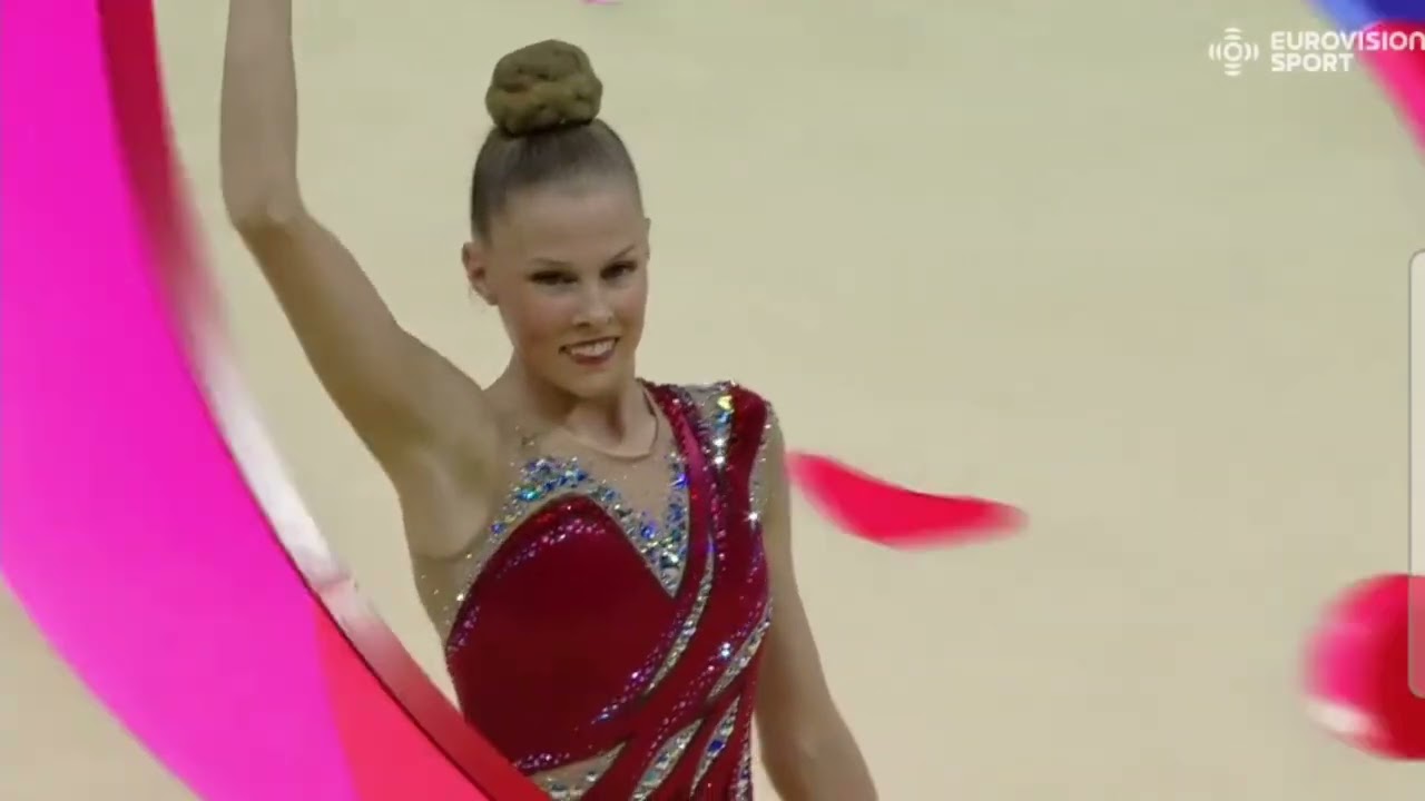 2024 Rhythmic Gymnastics European Championships QF Set B Clubs and Ribbon [Eurovision Sport]